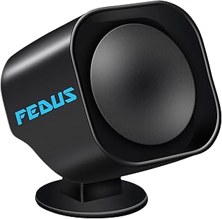 FEDUS 220v -110 DB Industrial Security Sound Alarm Buzzer Siren Hooter Security Loud Sound Alarm for Bank, Hospitals, Mines, fire Alarm, Security System, Ambulance,Pack-1 Black-picture-26