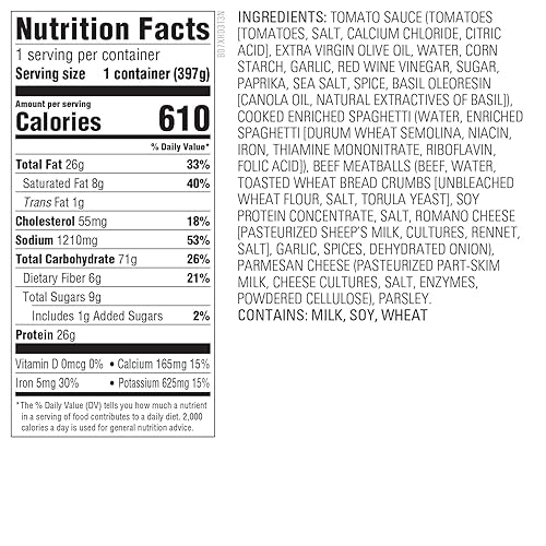 Miniatura 2 de 365 by Whole Foods Market, Albóndigas de espaguetis y ternera, 14 oz