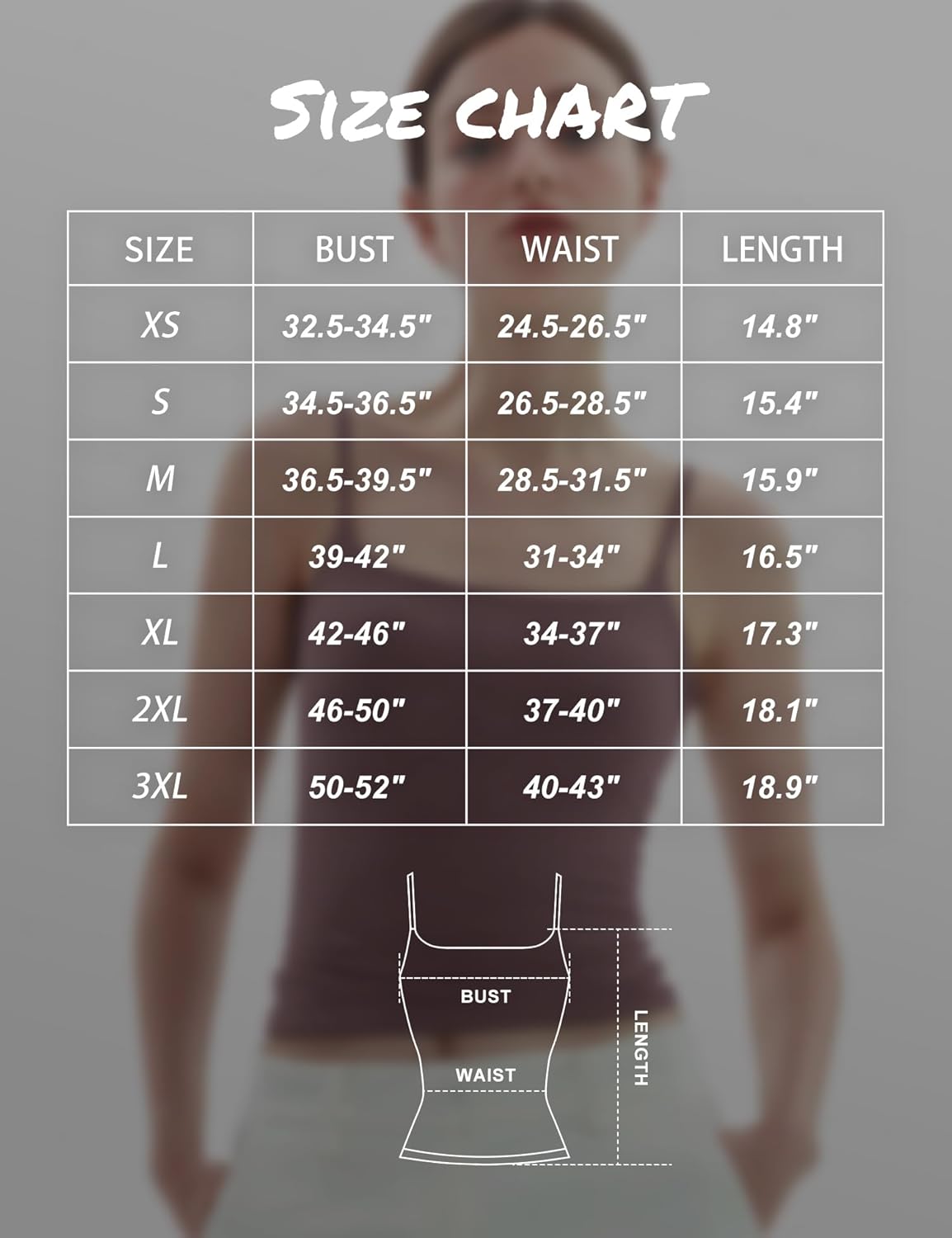 PUMIEY Women's Square Neck Tank Top Adjustable Spaghetti Straps Sleeveless Basic Tops Sharp Collection - Image 4