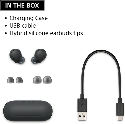 Miniatura 4 de Sony WF-C700N - Auriculares in-ear Bluetooth inalámbricos con cancelación de ruido con micrófono y resistencia al agua IPX4, color negro