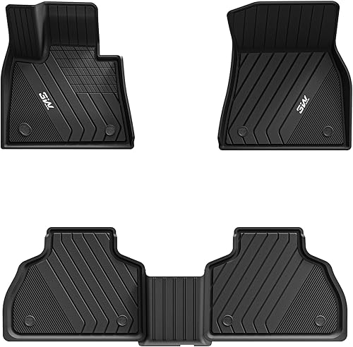 Miniatura 32 de 3W BMW Serie 5 G30 Alfombrilla de Maletero Apta para 2017-2023 Todo Clima TPE Alfombrillas de Maletero Ajuste Personalizado para BMW Serie 5 520i