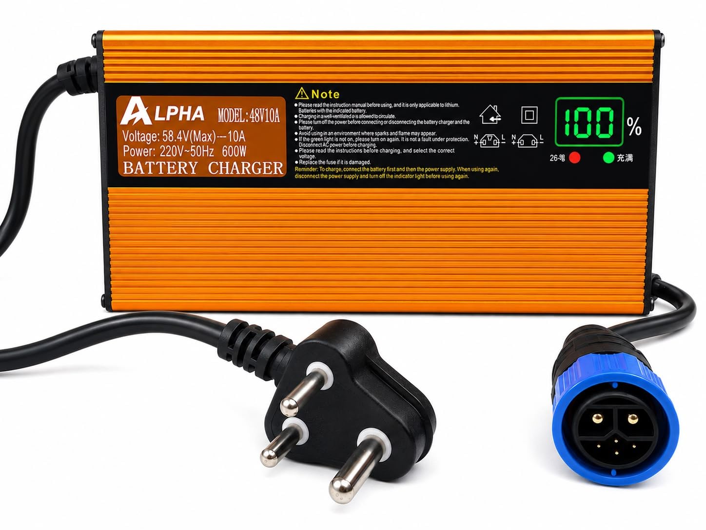 TVS iQube 06+10 Months Warranty Charger | 58.4V 10A | Digital Display | Before 2024 & Non-CAN Models Only | Japanese in-Built Technology | Auto Cut-Off-image-30