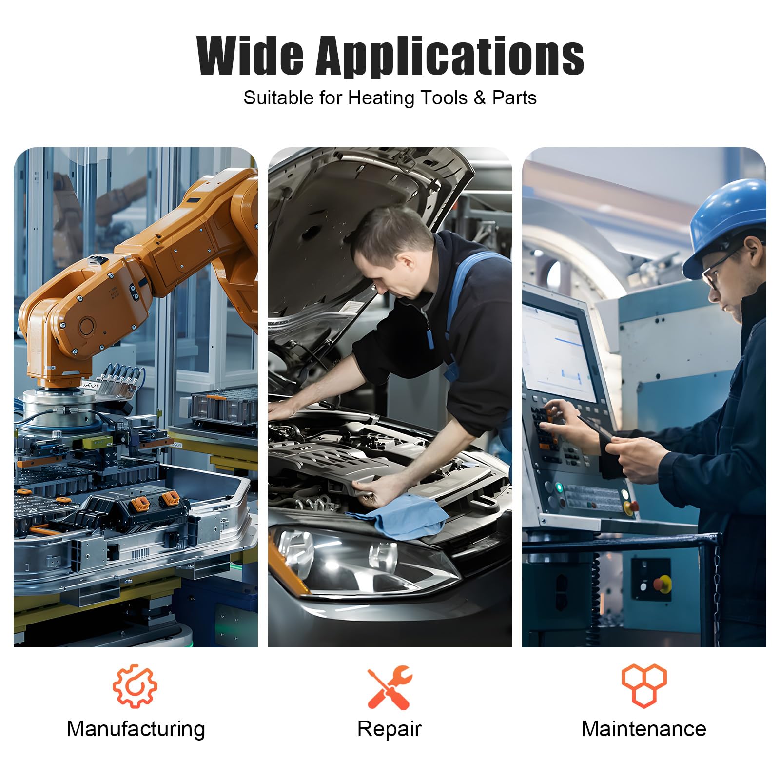 Riscaldatore a induzione per auto: Rimuovi Ruggine e Bulloni in 10 Secondi con 4 Bobine Potenti (30-60 kHz) - Ferramenta Auto