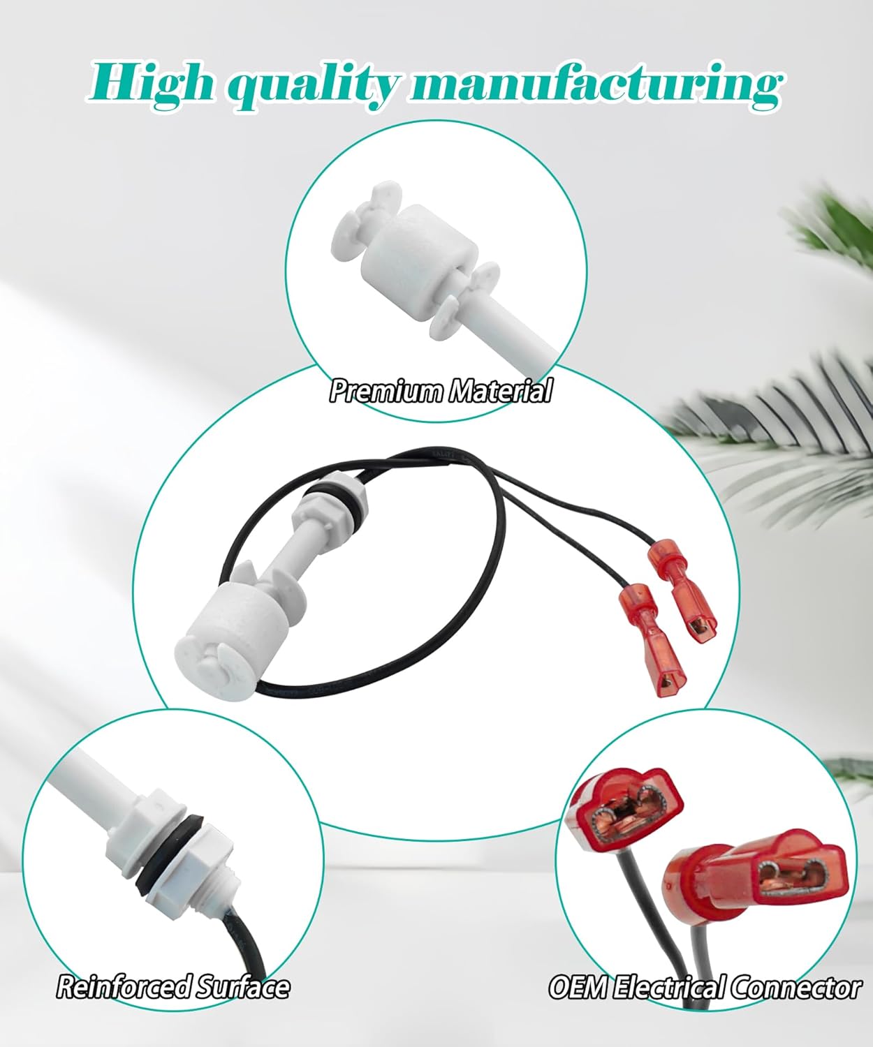 040001783 Ice Thickness Float Switch Compatible with Manitowoc Ice Machine U140 190 240 Ud0140ac-2511