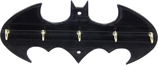 Retro Batman Key Rack Holder Hanger Hook Dark Knight Entryway Organization Decor Wall Key Hooks Jewelry Organizer