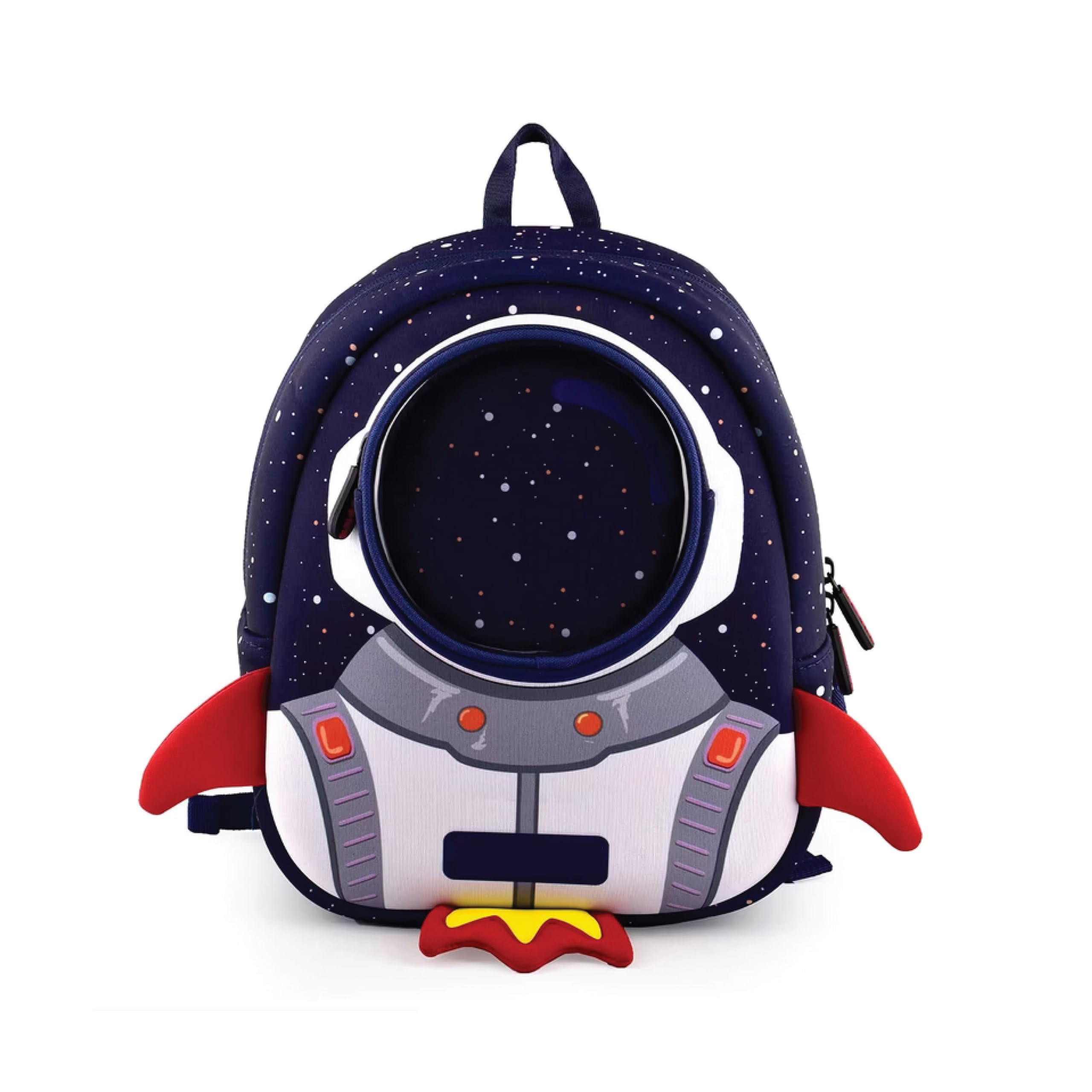 PamPam Kids Space Rocket Backpack, Navy Blue, 22 x 12 cm, Ages 3-9 Years-image-35