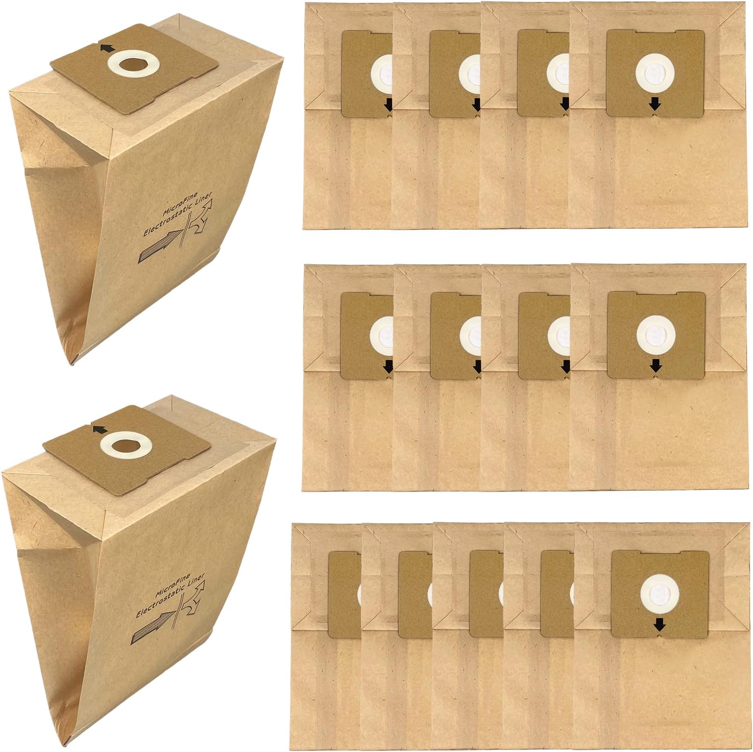 20 Pack Replacement Dust Bags For Bissell Zing 4122 Series Canister Vacuums - #2138425 - View #7