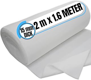 Filterrolle 3,2qm - 2m x 160cm 15mm dick Filtermatte zuschneidbar | Filtervlies waschbar - Luftfiltermatte Filter Universal Luftfilter Abluftfilter Staubsaugerfilter Wieververwendbar