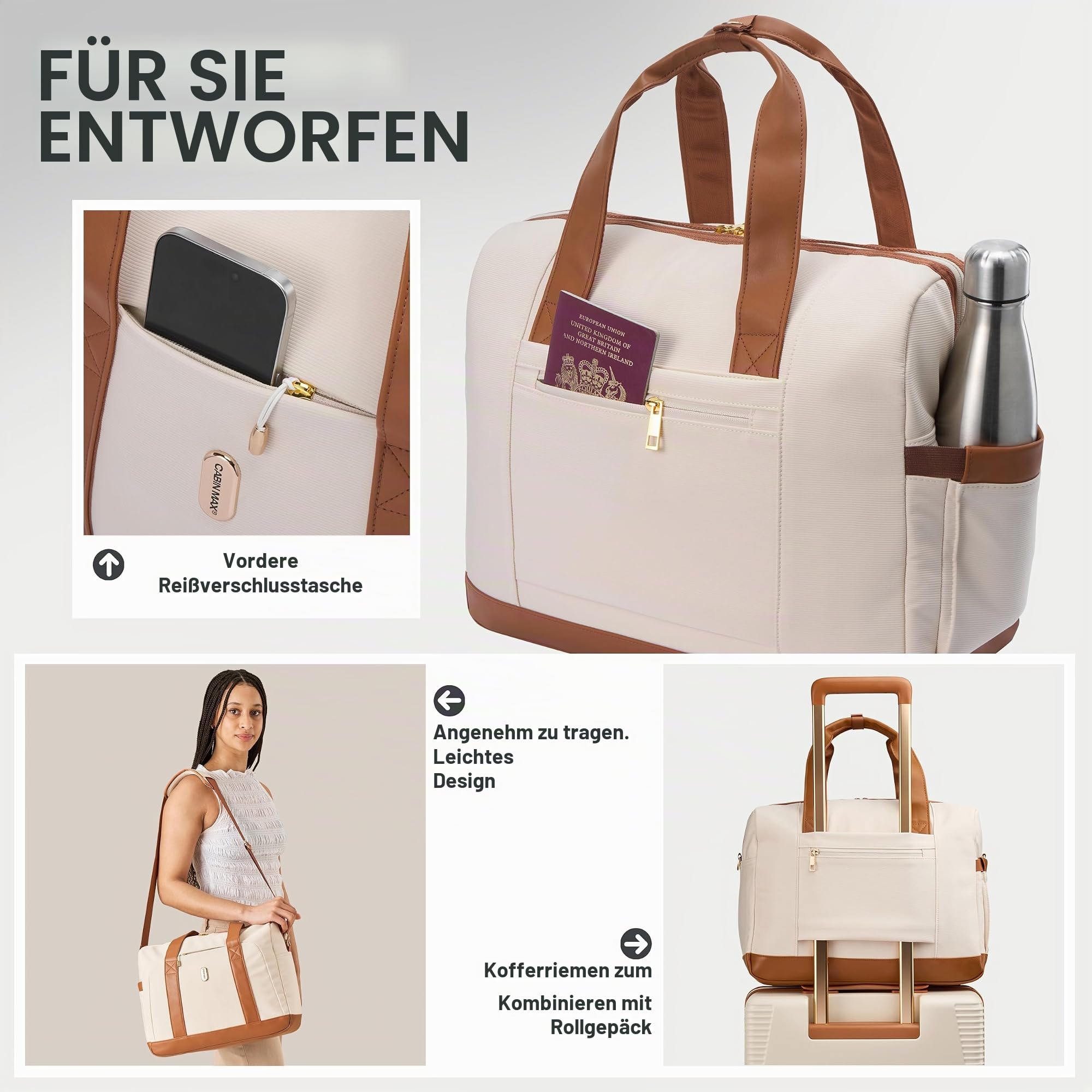 Cabin Max Handgepäck Rucksack Reiserucksack Ryanair Handgepäck 40x30x15 18L