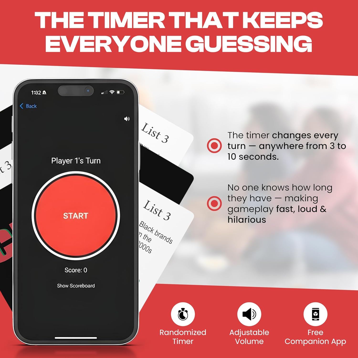 CP TIME Game: A Party Game for US - for The Culture. Beat The *New* More Unpredictable Timer Companion app!, Black Trivia Style, Multiple Categories: Pop Culture, Music, General Knowledge, & More!