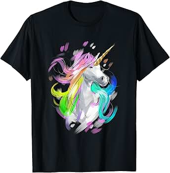 Cute Unicorn I Believe In Me T Shirt" Relaxed Fit T-Shirt For Sale By Bitsnbobs - Foto 4