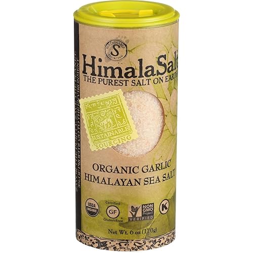 HimalaSalt agitador de ajos orgánico, 6 onzas