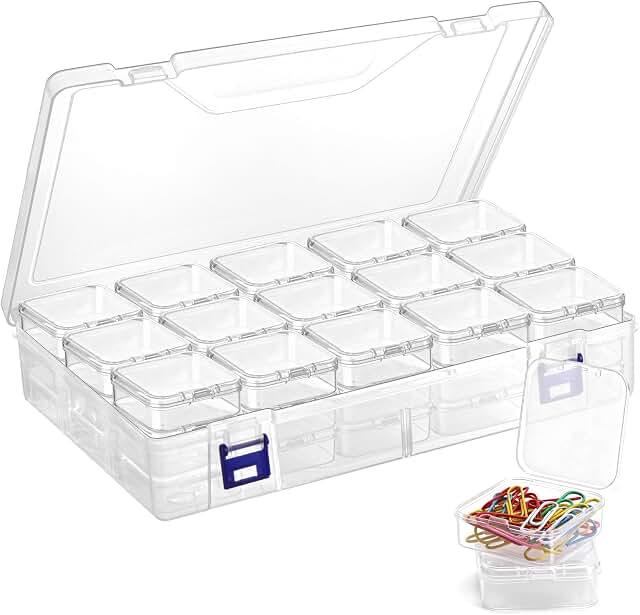 16 Clever Wire And Bead Crafts That Look Like Boutique Finds (But Cost Almost Nothing!) 157 46 Pcs Bead Organizer Box Plastic Storage Box and Rectangle Plastic Case...