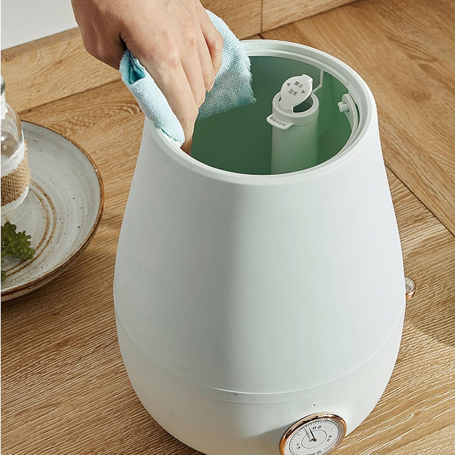 Humidifier Cool Mist Humidifiers Quiet and Small Ultra Humidifier Nightstand Space-Saving Auto Shut Off