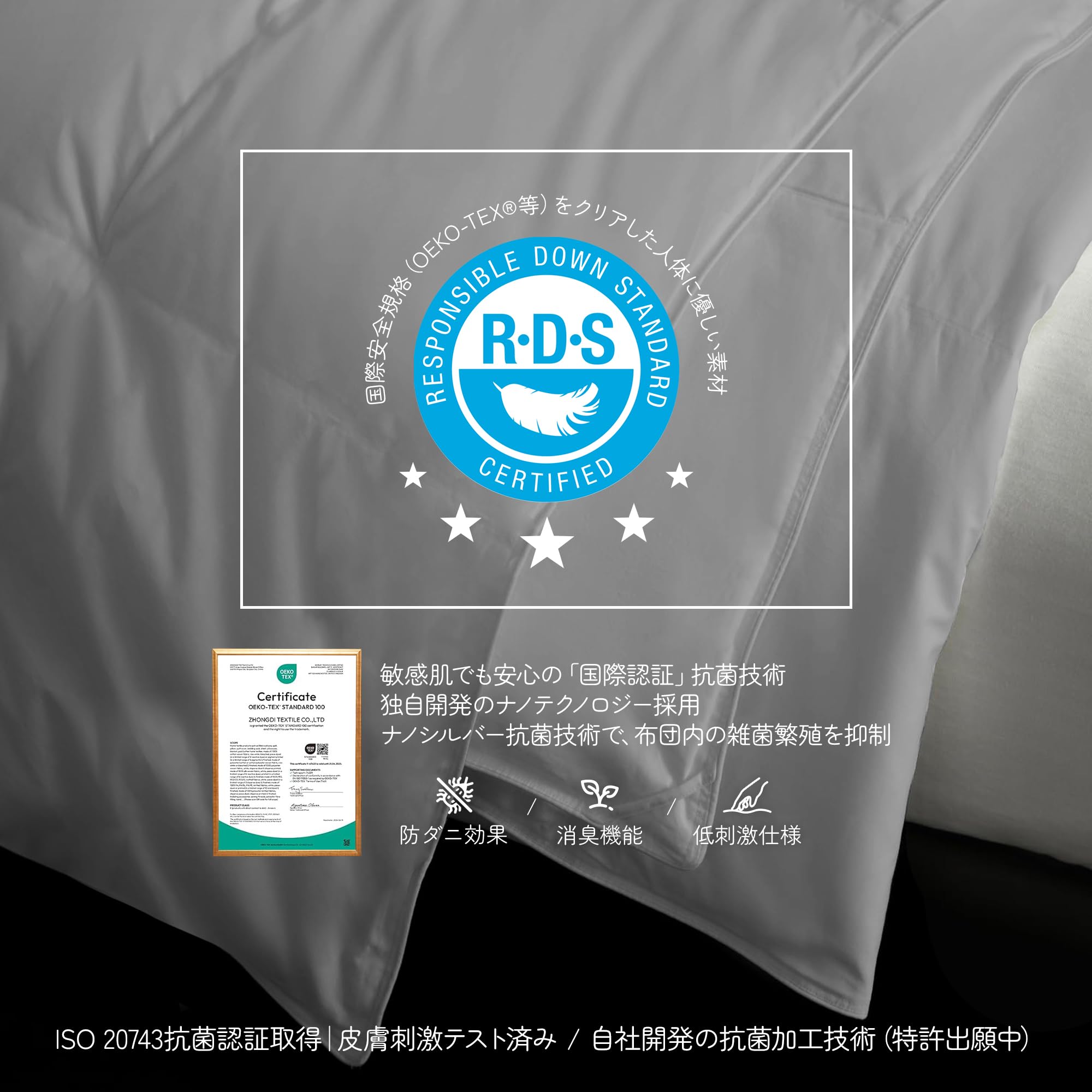 Amazon｜羽毛布団 夏用 ダウン90% 肌掛け布団 ダブル 洗える 軽い 通気