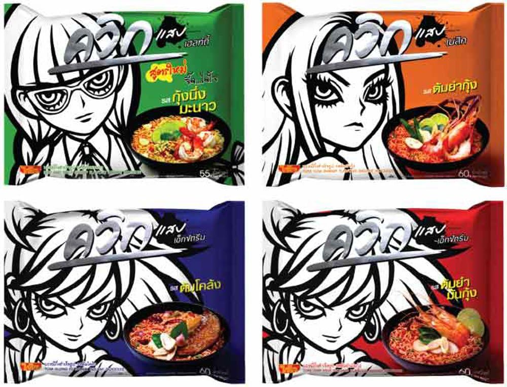 Quick Instant Noodles 4 Flavors