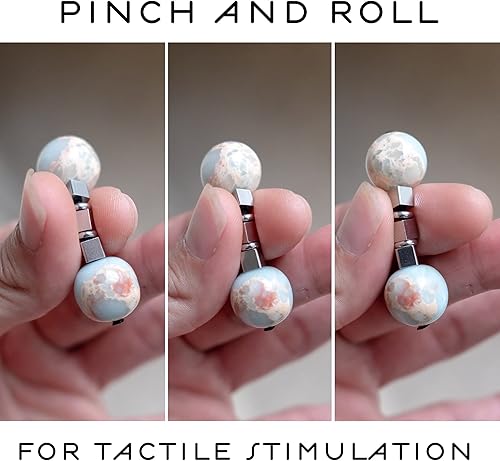 Miniatura 6 de Juguete sensorial para estimular el dedo de oruga de cristal para estimular la concentración