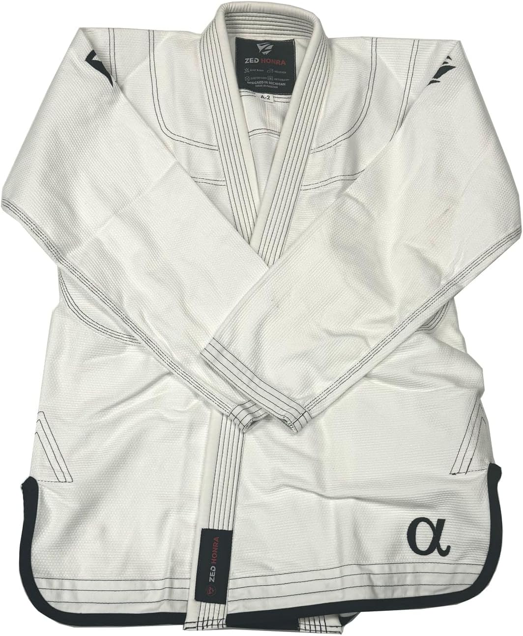 Women's Alpha Gi - Premium BJJ Kimono, Durable Pearl Weave and Rip Stop, Includes White Belt and Bag