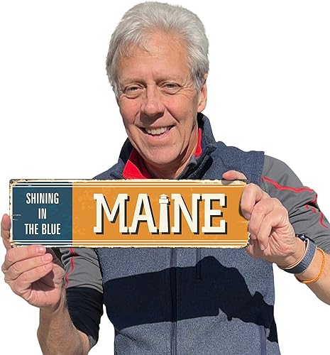 Miniatura 91 de SmartSign Letrero de metal vintage con texto en inglés "The Lone Star State" de 4 x 14 pulgadas, aluminio inoxidable de 40 mil con abrigo Texas