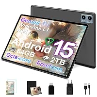 SUAAT Tablet da 10 pollici, Android 15 Octa Core
