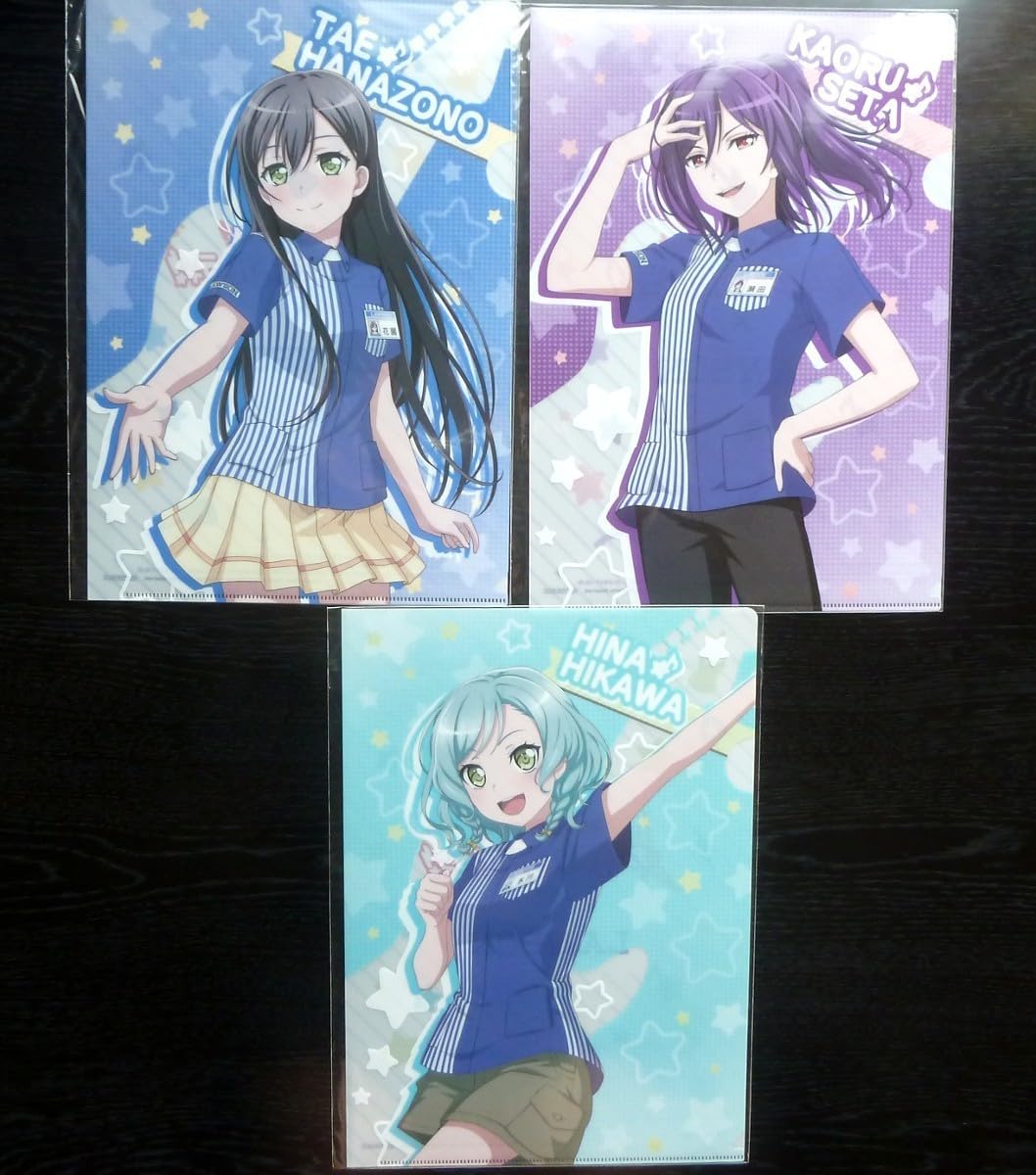 Amazon.co.jp: クリアファイル 23枚 バンドリ Bang Dream ガールズ