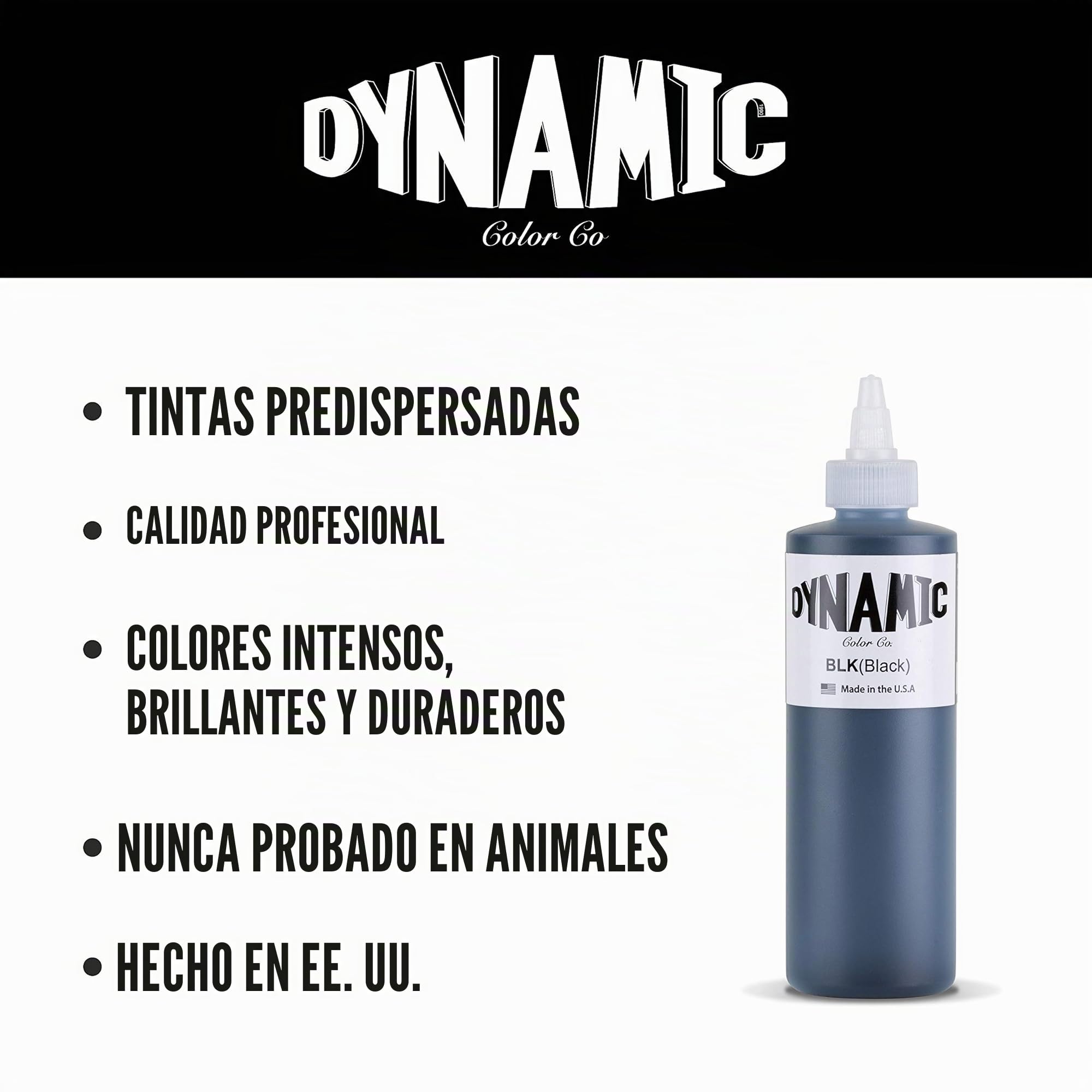 Famry Tinta de tatuaje negro - Botella de 2.4E+2 ml (8 oz) Pigment-based