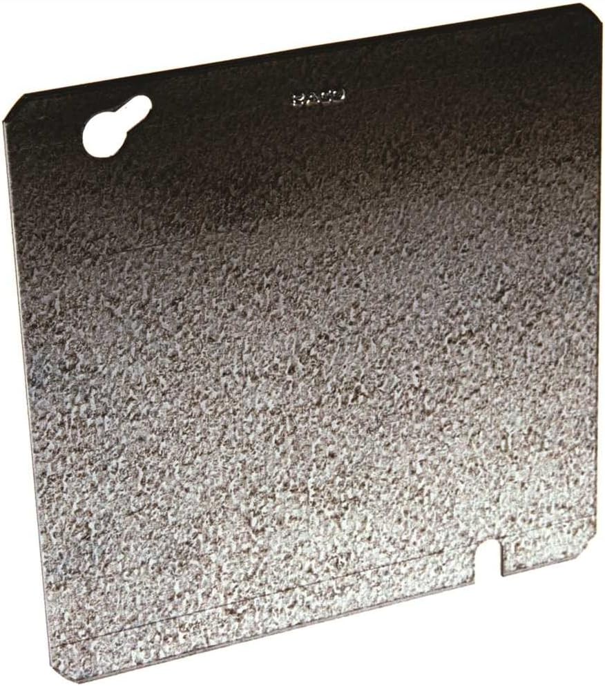 HUBBELL WIRING 832 4-11/16" Flat Blank Cover Key Hole Mount