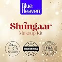Blue Heaven Shringaar Makeup Kit, Pack of 6 (Lipstick, Nail Paint, Kajal, Sindoor, Bindi & Mehendi) | 12ml+ 25.3gm gallery image