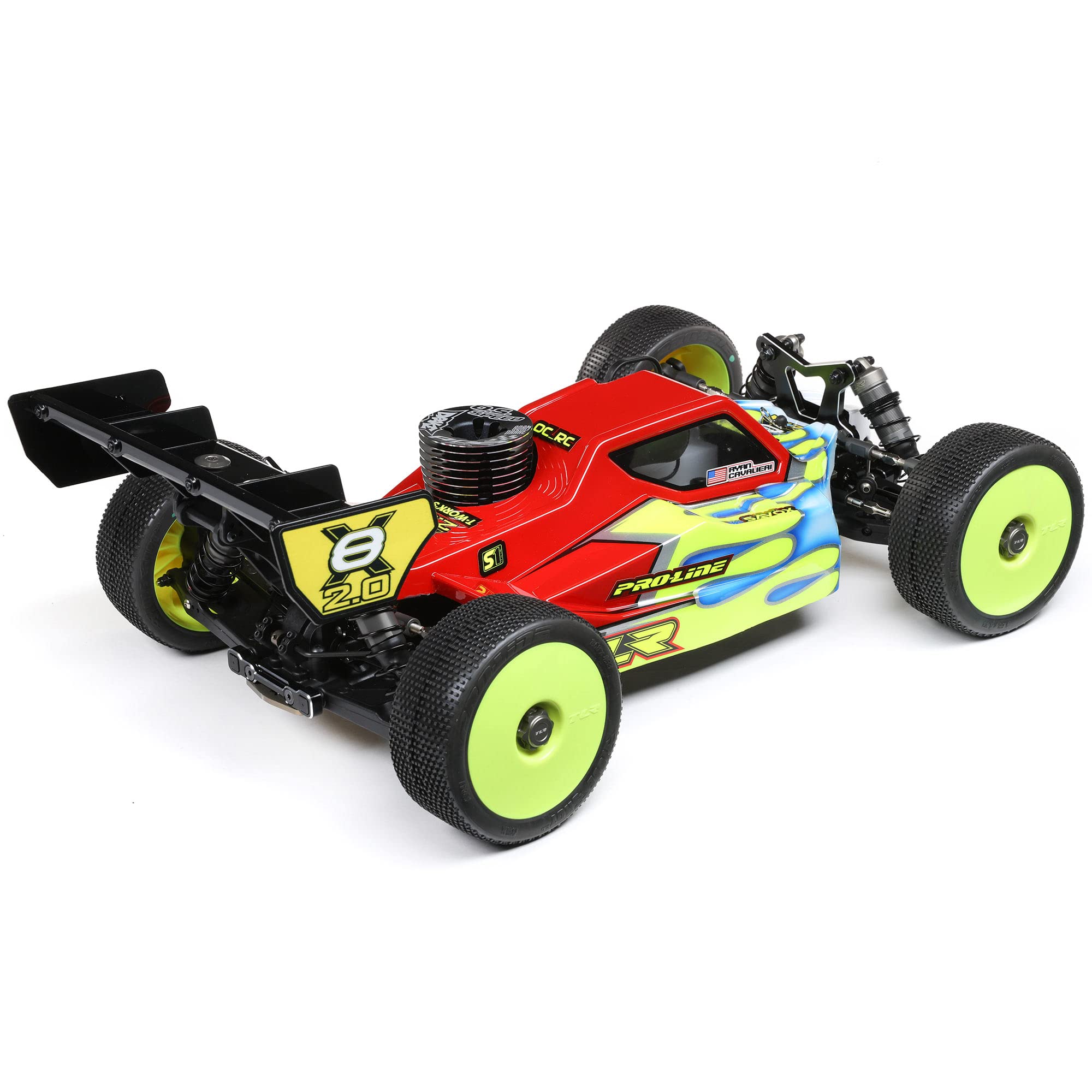 TEAM LOSI RACING 8IGHT-X/E 2.0 Combo Race Kit1/8 4 Wheel Drive Nit/El Buggy TLR04012 CarsGas Kit 1/8 Off-Road