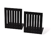 Vista 2 de Spectrum Diversified Sujetalibros rectangulares, grande, negro