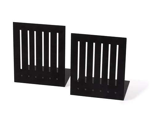 Miniatura 2 de Spectrum Diversified Sujetalibros rectangulares, grande, negro Negro -,Blanco