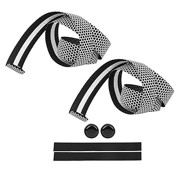 Handlebar Wrap, Bar Tape, Skid Resistance Sponge Anti?Slip 2Pcs with Plugs for Bike Bike Accessory Bicycle Parts Bicycle(White)