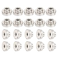 Vista 11 de uxcell - Tuercas moleteadas de pulgar, 10 piezas, M3x0.5mm, pernos redondos de hierro, tono plateado, para piezas de impresora 3D