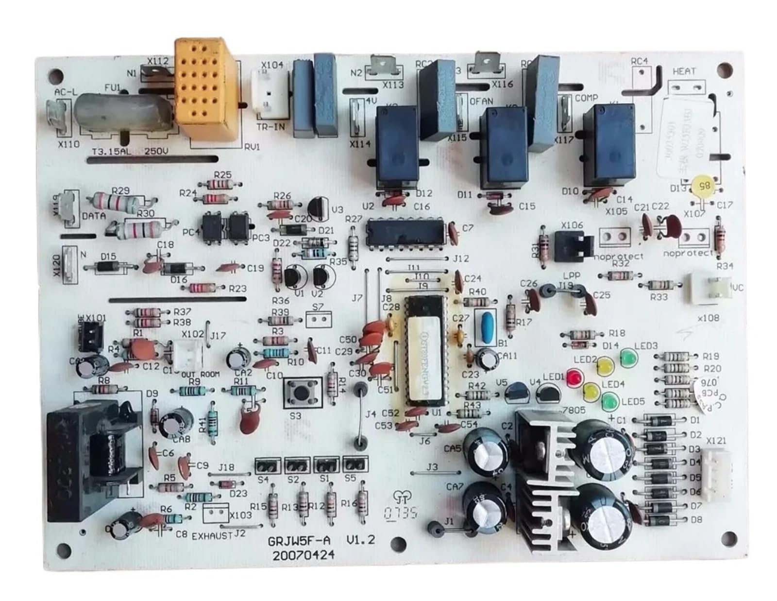 1pcs Air Conditioning Accessories Computer Board Circuit Board 30035301 Main Board WJ5F35BJ GRJW5F-H