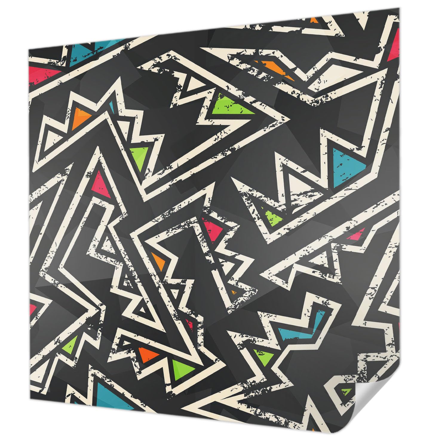 Papier Peint Adhésif 250x250 cm Géométrie Énergétique Tulup pour Salon