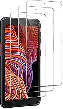 [3 Pièces] Verre Trempé pour Samsung Galaxy Xcover 5 Protection écran, Ultra Résistant Film Protection écran, Ultra HD, 9H Dureté, Sans Bulles, Anti-Rayures, Facile à Installer
