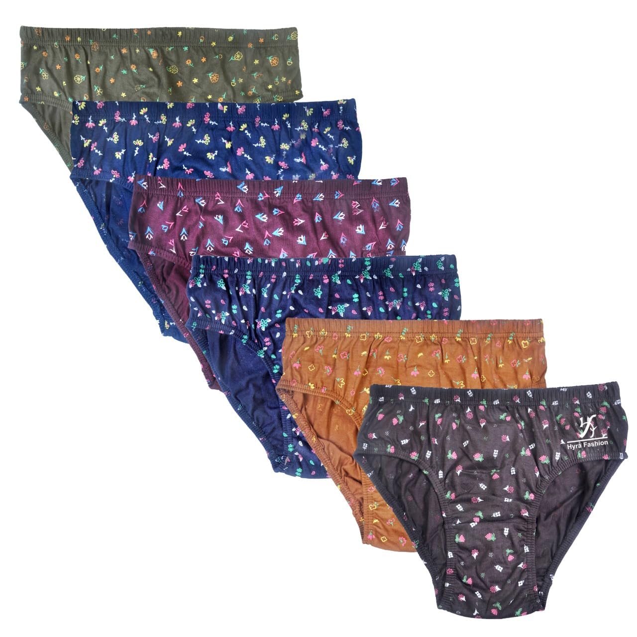 hyra Women's Cotton Briefs (Pack of 6)-picture-24