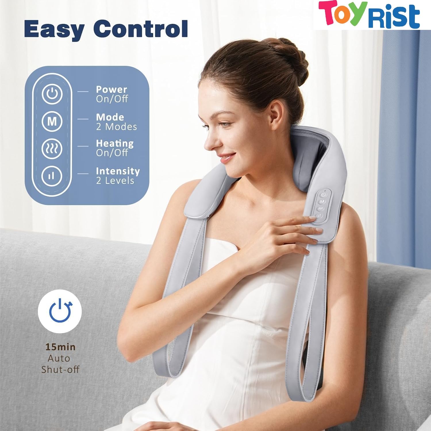 Neck & Shoulder Massager Cervical Pain Relief | Massager for Pains Relief Electric Wearable 5D Cervical | Full Body Relax Neck Muscles Legs