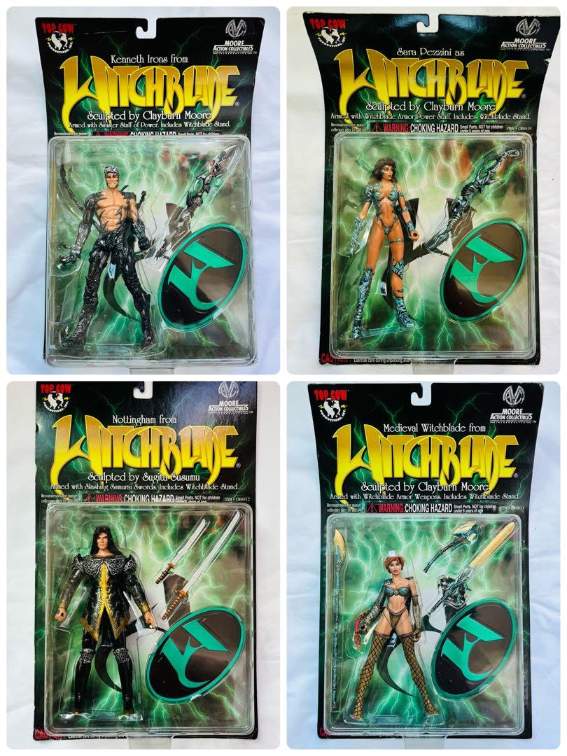 『WITCHBLADE(ウィッチブレード)』アクションフィギュア4種 Amazon | ウィッチブレイド フィギュア 4点セット | フィギュア
