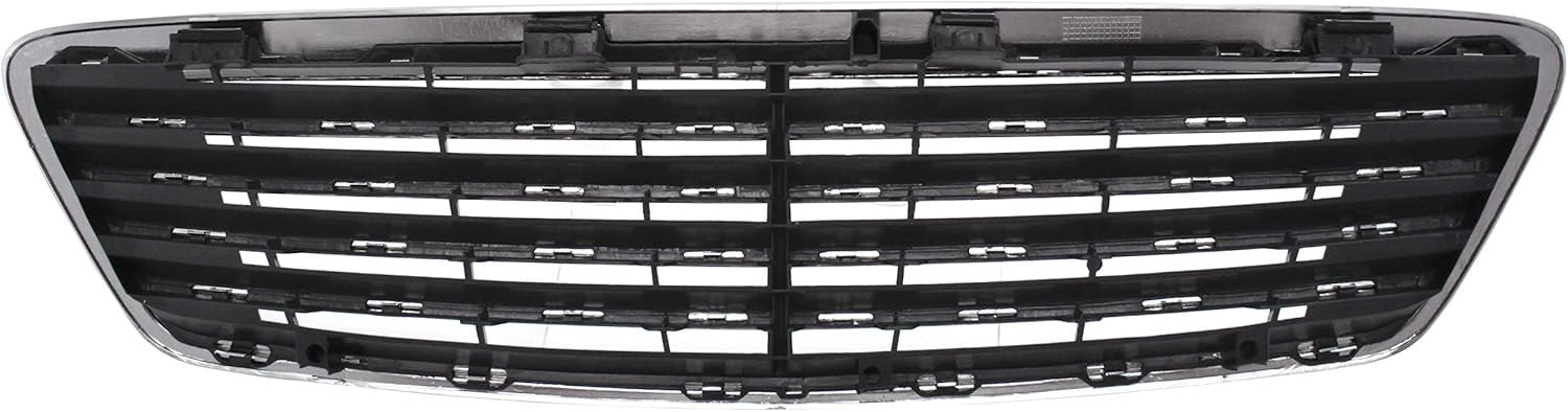 Evan Fischer Grille Assembly Compatible with 2000-2002 Mercedes Benz S500, 2000-2002 S430, 2001-2002 S55 AMG & 2001-2002 S600 - MB1200115