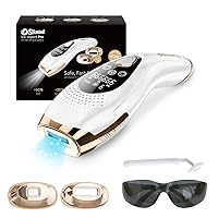 Epilatore Luce Pulsata 9 Livelli Con 6 Accessori, Epilatore Laser Peli Donna/Uomo