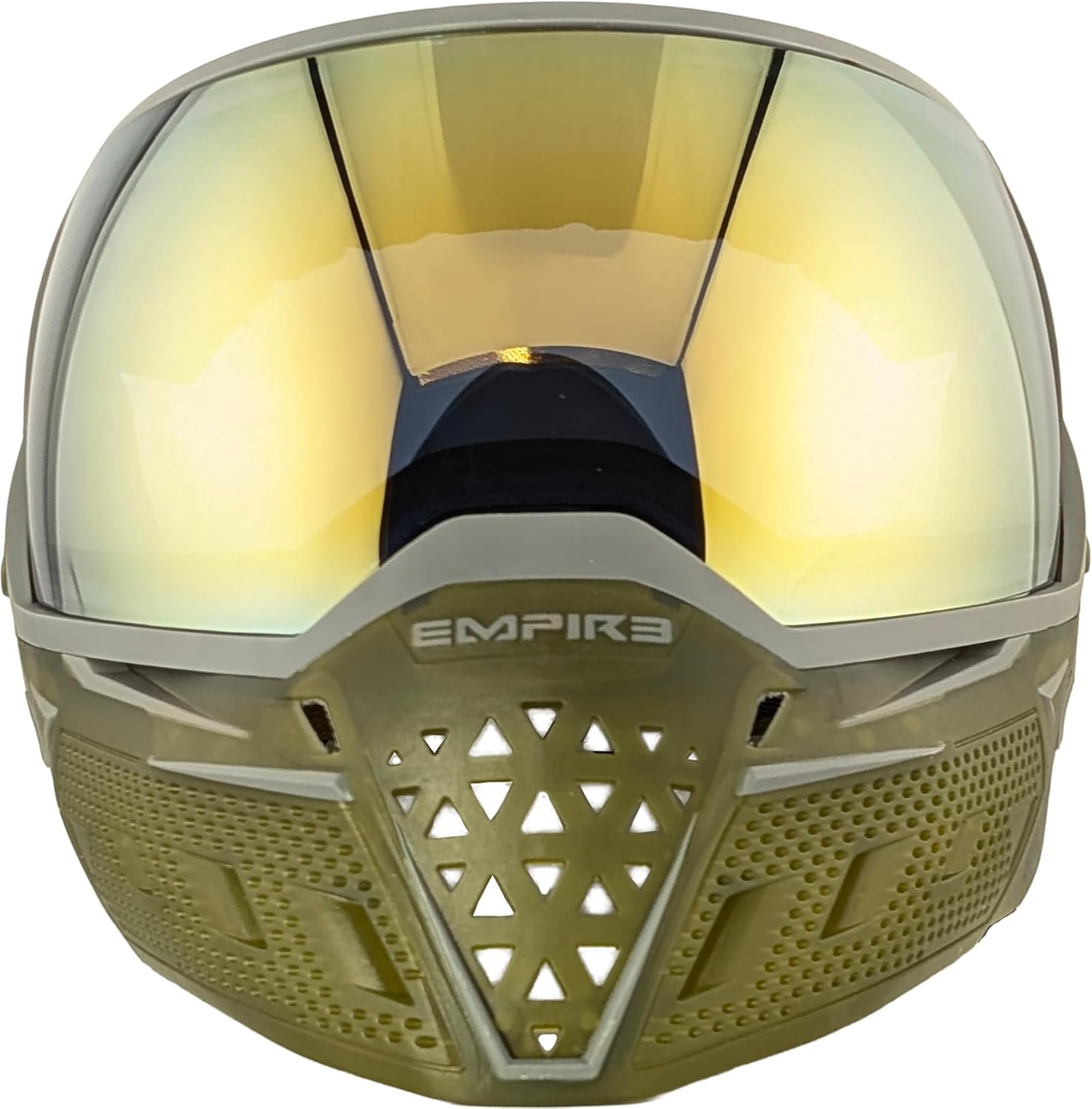 Emipire EVS Goggle System w/PBB Barrel Plug - Crystal Clear/Olive Ice - Gold Mirror Lens