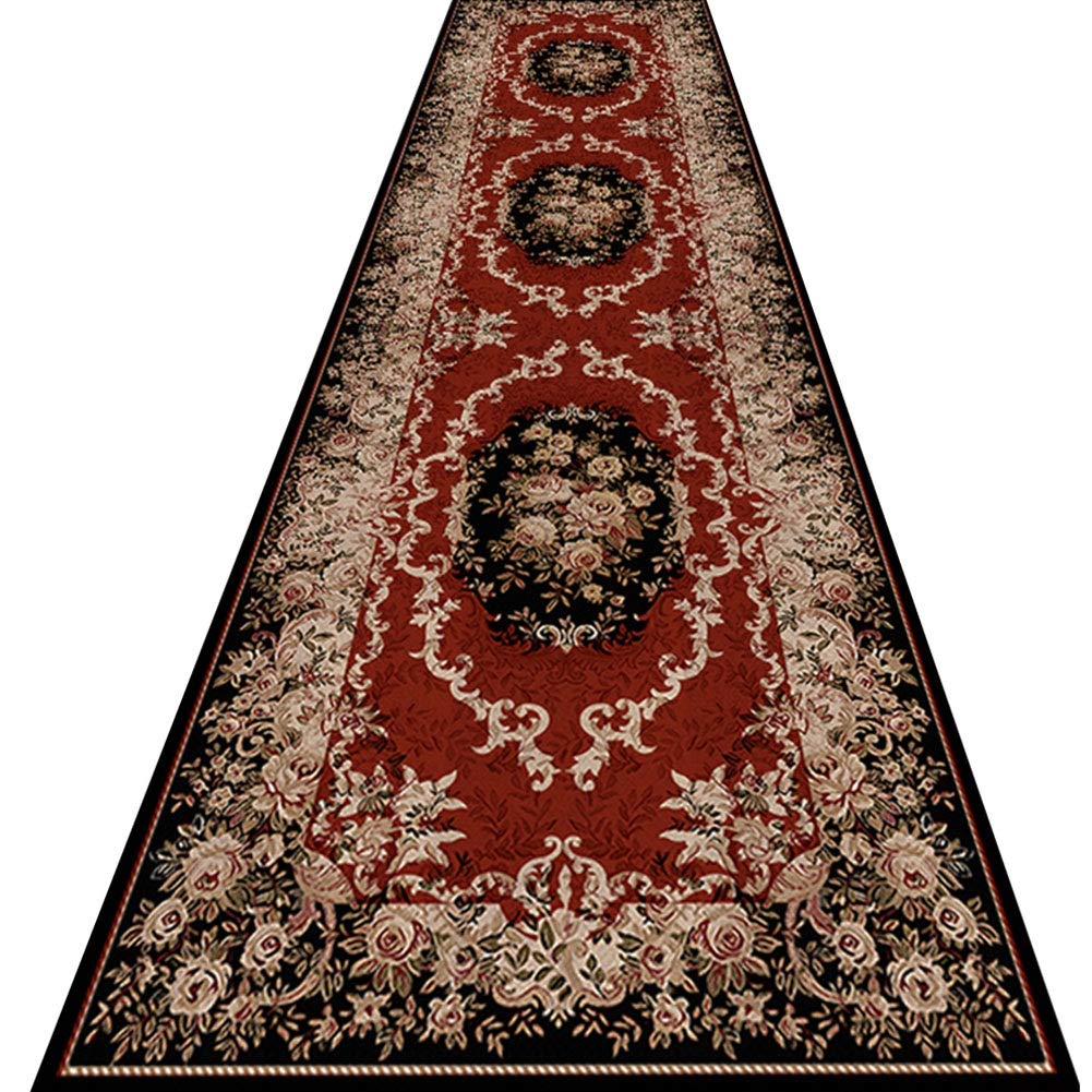 Tapis de couloir style européen antidérapant et tapis de passage d'allée sur mesure