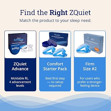 ZQuiet Advance Custom Anti-Snoring Mouthpiece, 4-Level Jaw Advancement