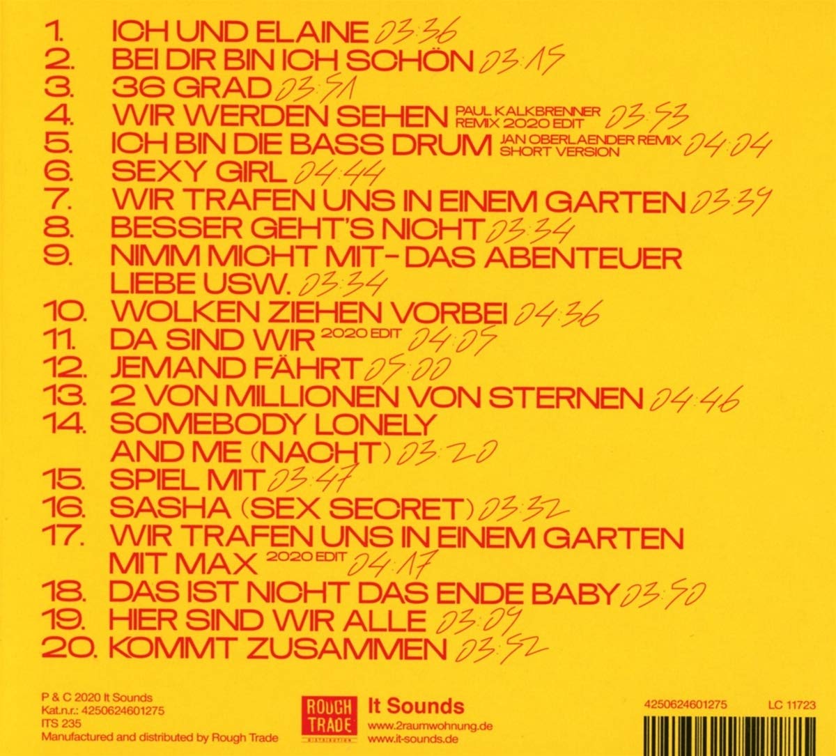 20jahre 2raumwohnung (Digipak)
