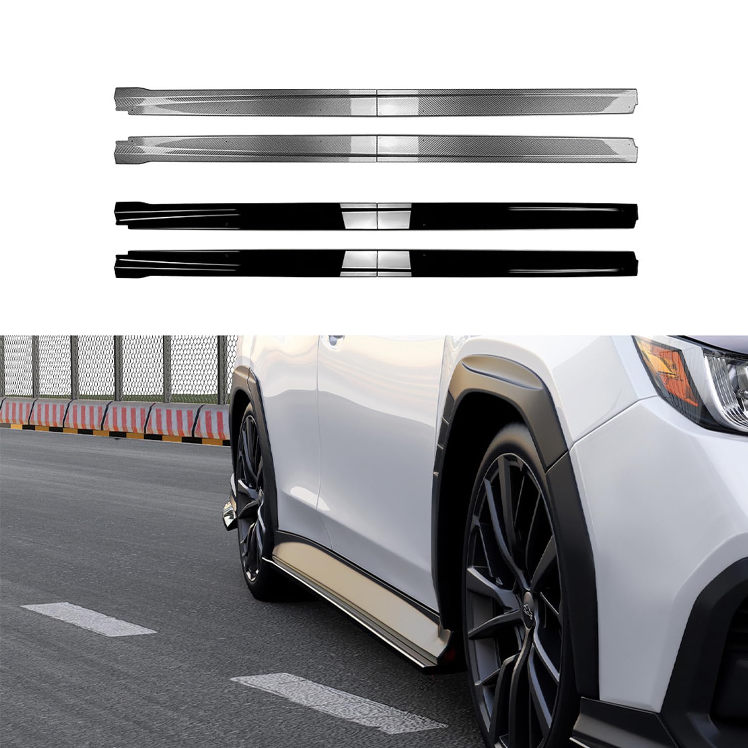 Amazon | BlissBalance スバル WRX S4 VBH 専用 サイドスカート サイド