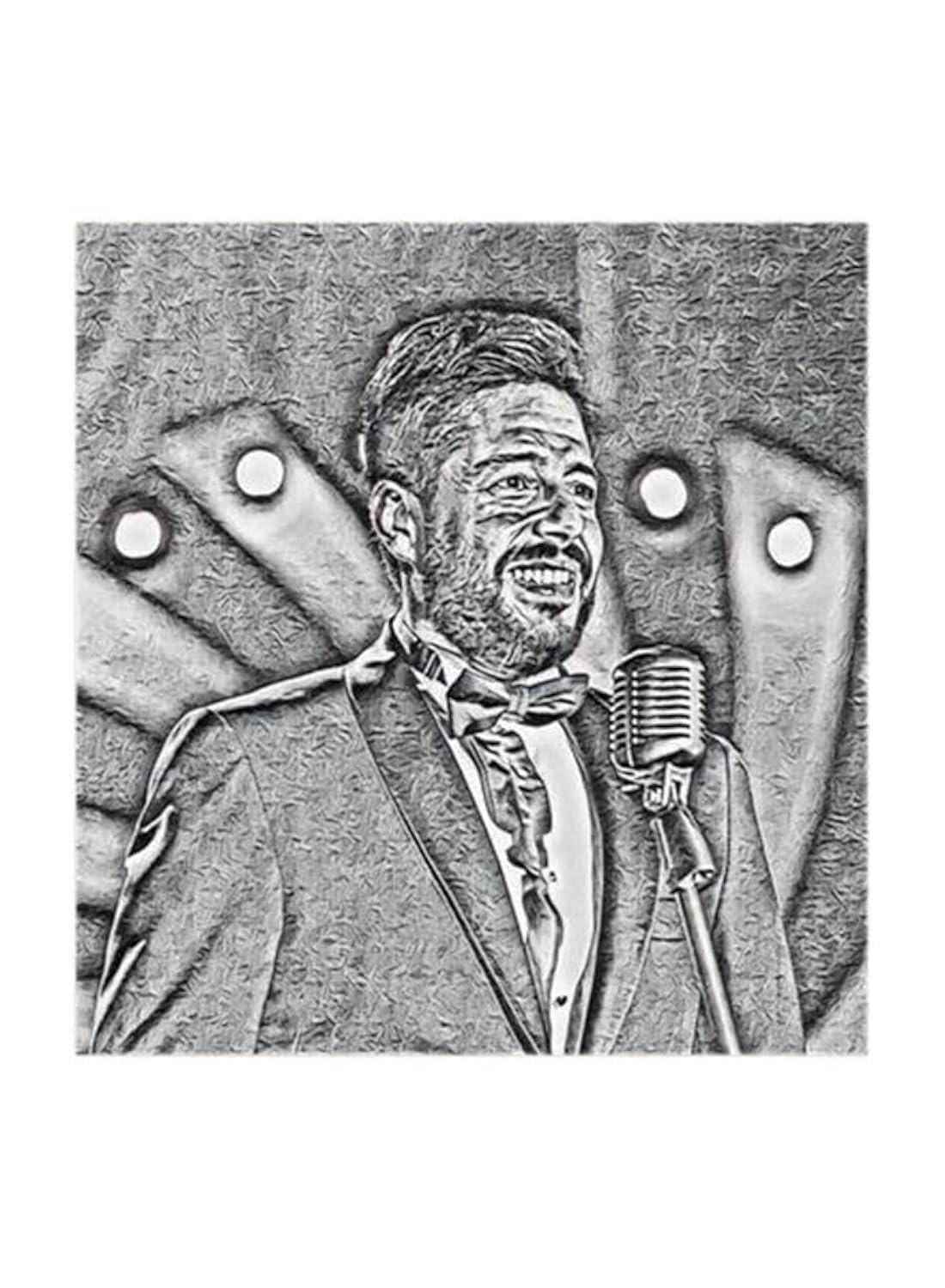 RYN Mohamed Hamaki Mdf Wall Art Multicolour 30X30Centimeter RYART0402