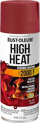 Miniatura 4 de Rust-Oleum 260771 - Pintura en aerosol de alta temperatura para automóviles lata de 11 onzas esmalte transparente