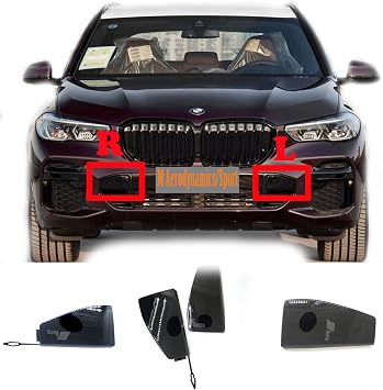 Front Tow Cover for 19-22 BMW X5 Series M Aerodynamics Sport G05 Fit 25dX 30d 30i 40iX 45e 50iX M50 xDrive SAV 2019 2020 2021 2022 Bumper Towing Hook Eye Cap 51118092124 51118069237 Left