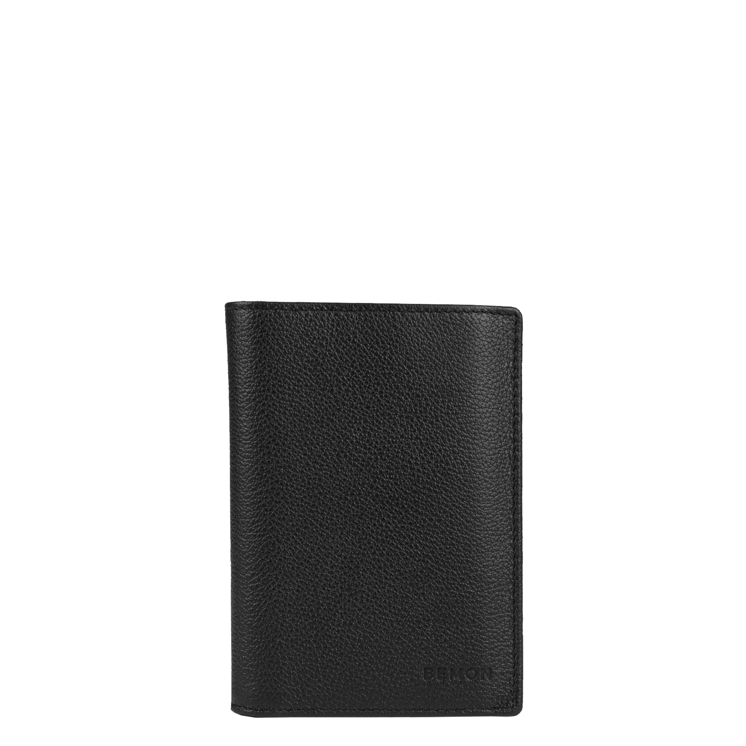 Portefeuille en cuir Enzo BEMON grand format avec blocage RFID